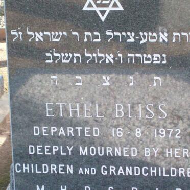 BLISS Ethel  -1972