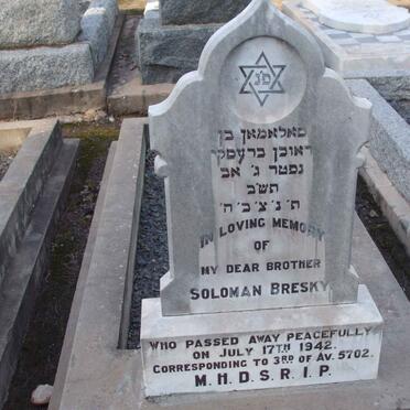 BRESKY Solomon  -1942