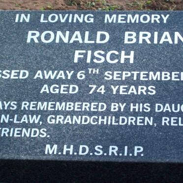 FISCH Ronald Brian -2006