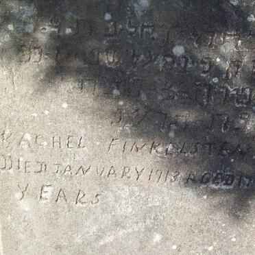 FINKELSTEIN Rachael  -1913 