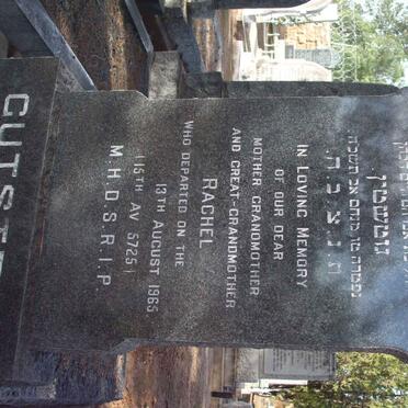 GUTSTEIN Rachel  -1965