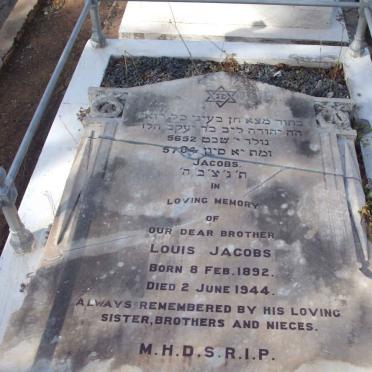 JACOBS Louis  1892-1944