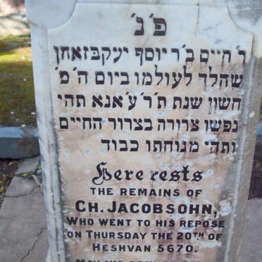 JACOBSOHN  CH.  -5670