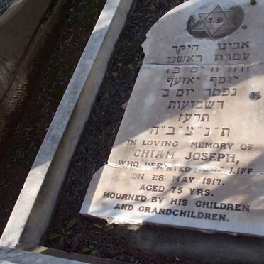 JOSEPH Chiam  -1917 