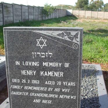 KAMENER Henry  -1963 