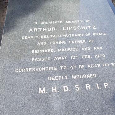 LIPSCHITZ Arthur  -1970