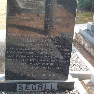 SEGALL Milly  -1996