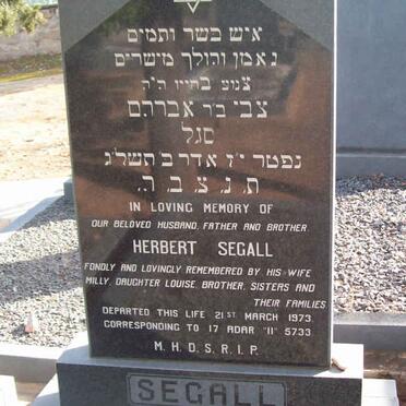 SEGALL Herbert   -1973