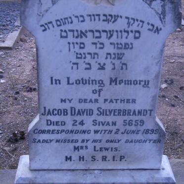 SILVERBRANDT Jacob David -1899