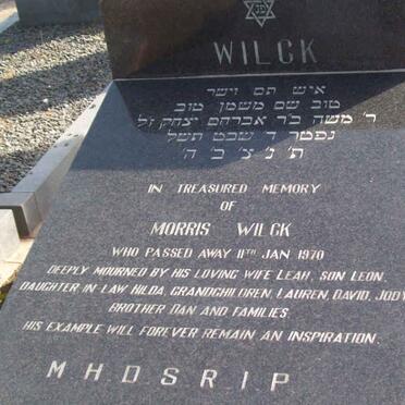 WILCK Morris  -1970