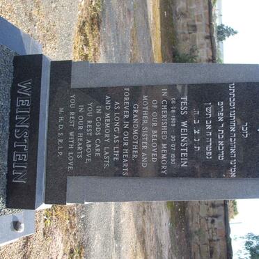 WEINSTEIN Tess  1909-1990