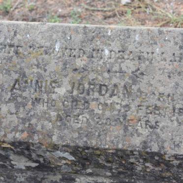 JORDAN Annie nee LIND -1882