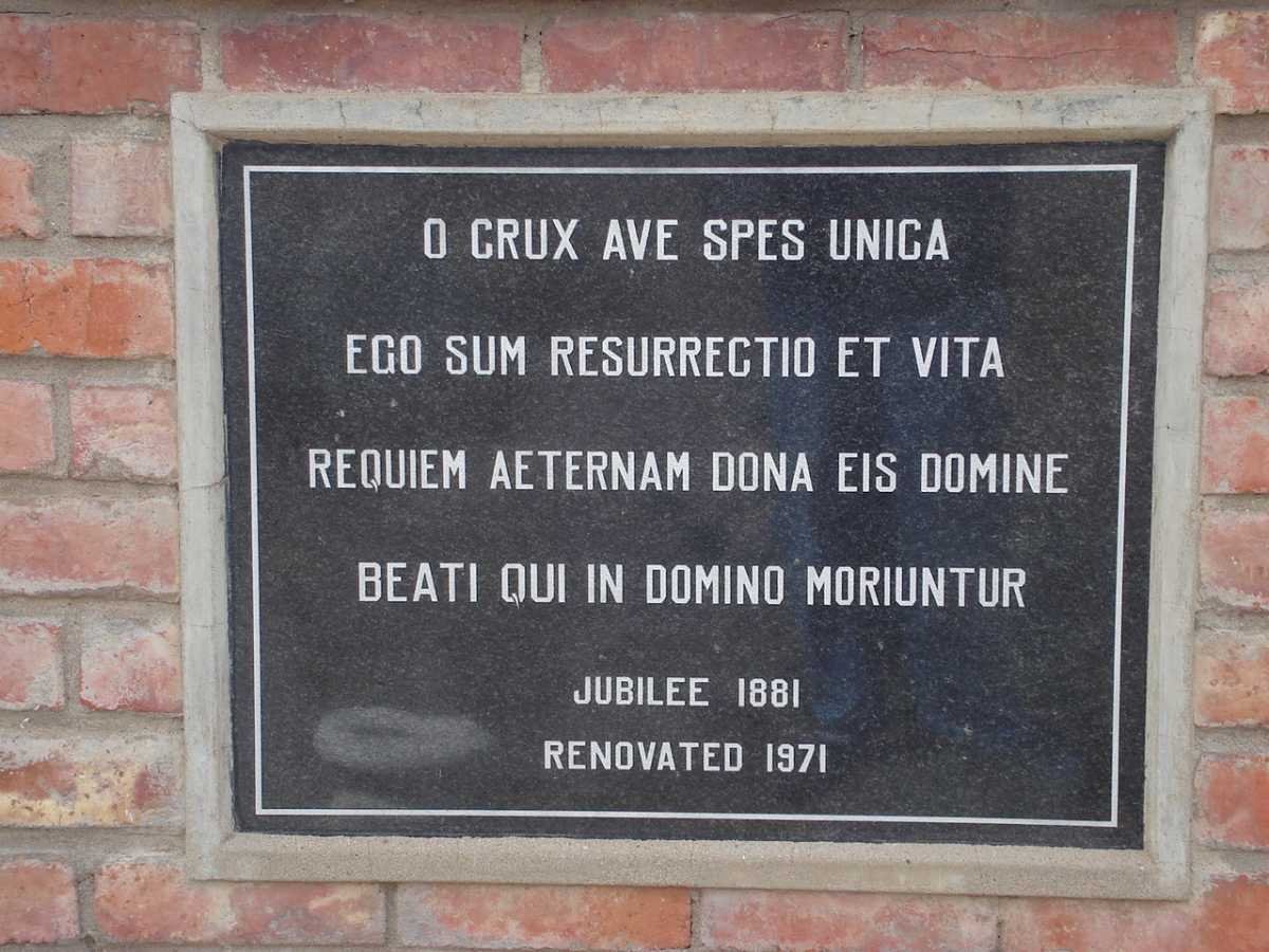 8. MEMORIAL PLAQUE