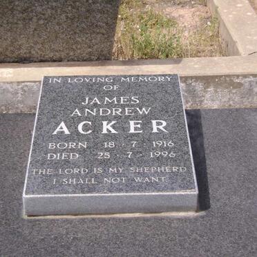 ACKER James Andrew 1916-1996