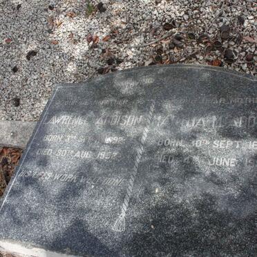 ADDISON Lawrence 1892-1952 &amp; Martha M. 1895-1982