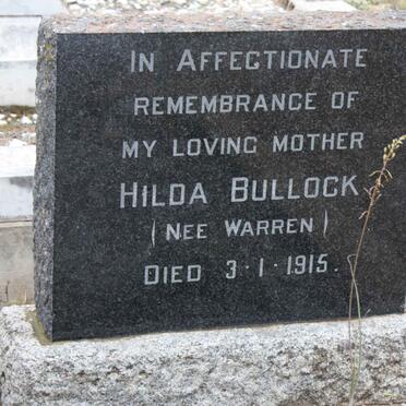 BULLOCK Hilda nee WARREN -1915