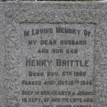 BRITTLE Henry 1880-1948