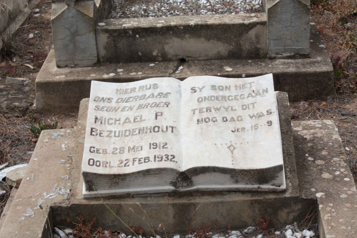 BEZUIDENHOUT Michael P. 1912-1932