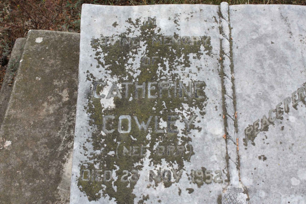 COWLEY Catherine nee ORR  -1952