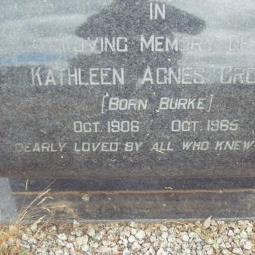 CROSS Kathleen Agnes nee BURKE 1906-1965