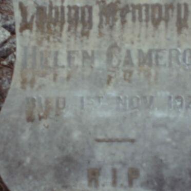 CAMERON Helen -1923