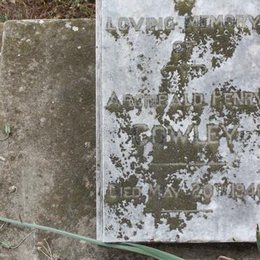 COWLEY Archibald Henry -1946