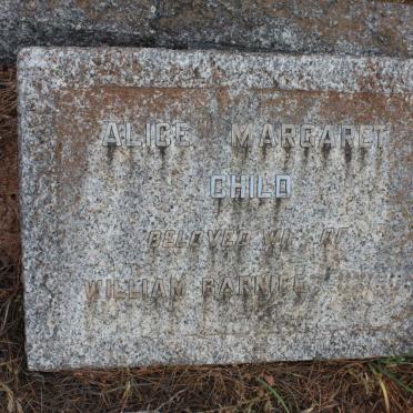 CHILD Alice Margaret