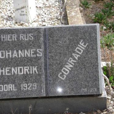 CONRADIE Johannes Hendrik -1929 :: COMBRINCK Frederika Christina nee FOUCHE 1862-1946