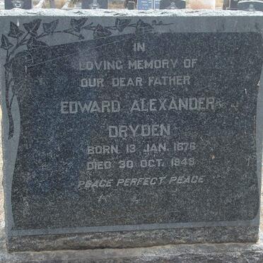 DRYDEN Edward Alexander 1876-1943