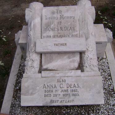 DEAS James R. 1852- &amp;  Anna C. 1862-1933