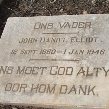 ELLIOT John Daniel 1860-1946