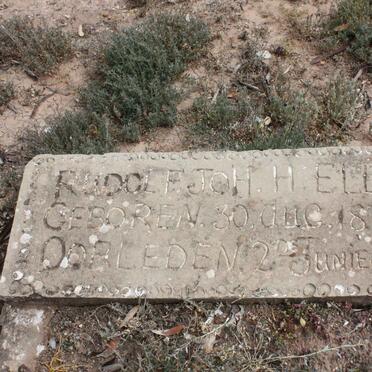 ELLIS Rudolf Joh H. 1874-1933