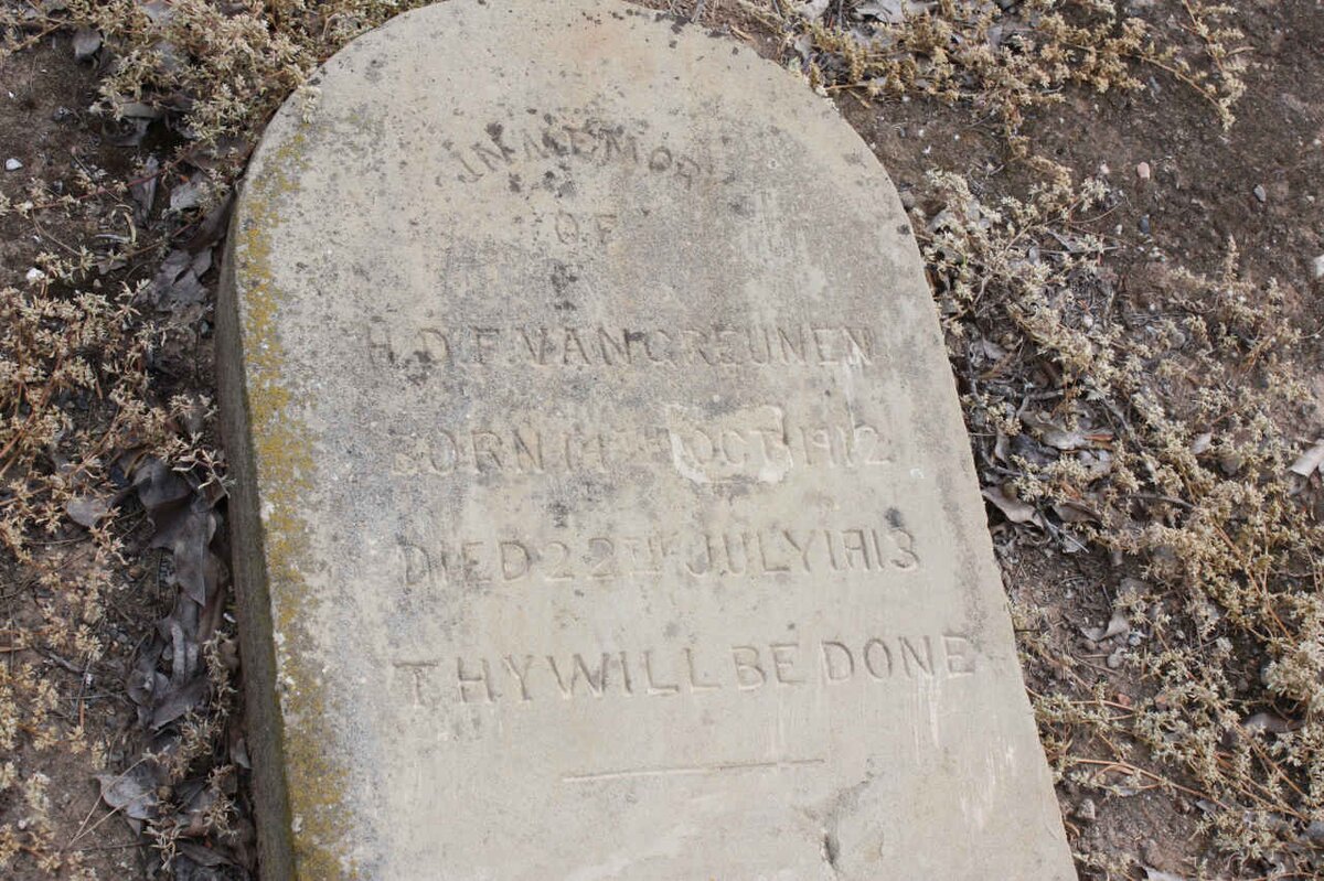 GREUNEN H.D.F., van 1912-1913