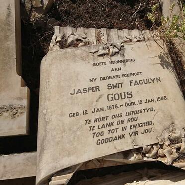 GOUS Jasper Smit Faculyn 1876-1948