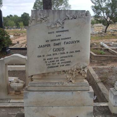 GOUS Jasper Smit Faculyn 1876-1948