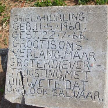 HURLING Shiela 1960-1966