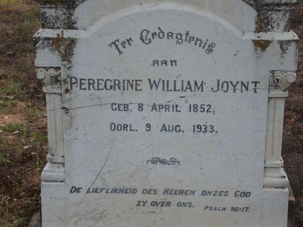 JOYNT Peregrine William 1852-1933