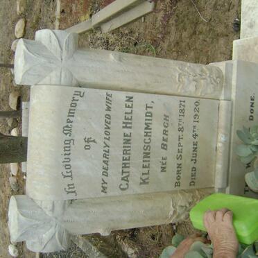 KLEINSCHMIDT Catherine Helen 1871-1920