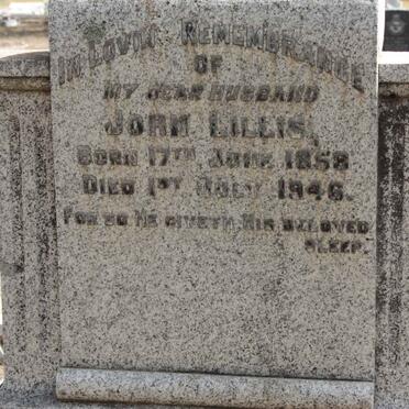 LILLIS John 1858-1946