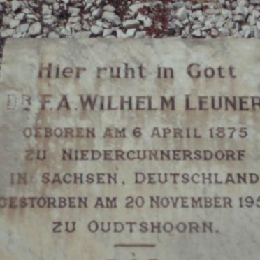 LEUNER F.A. Wilhelm 1875-1958