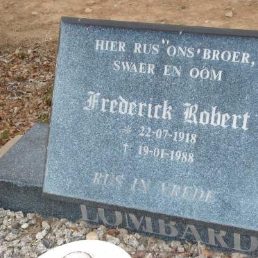 LOMBARD Frederick Robert 1918-1988