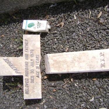 McALLISTER Patrick -1970