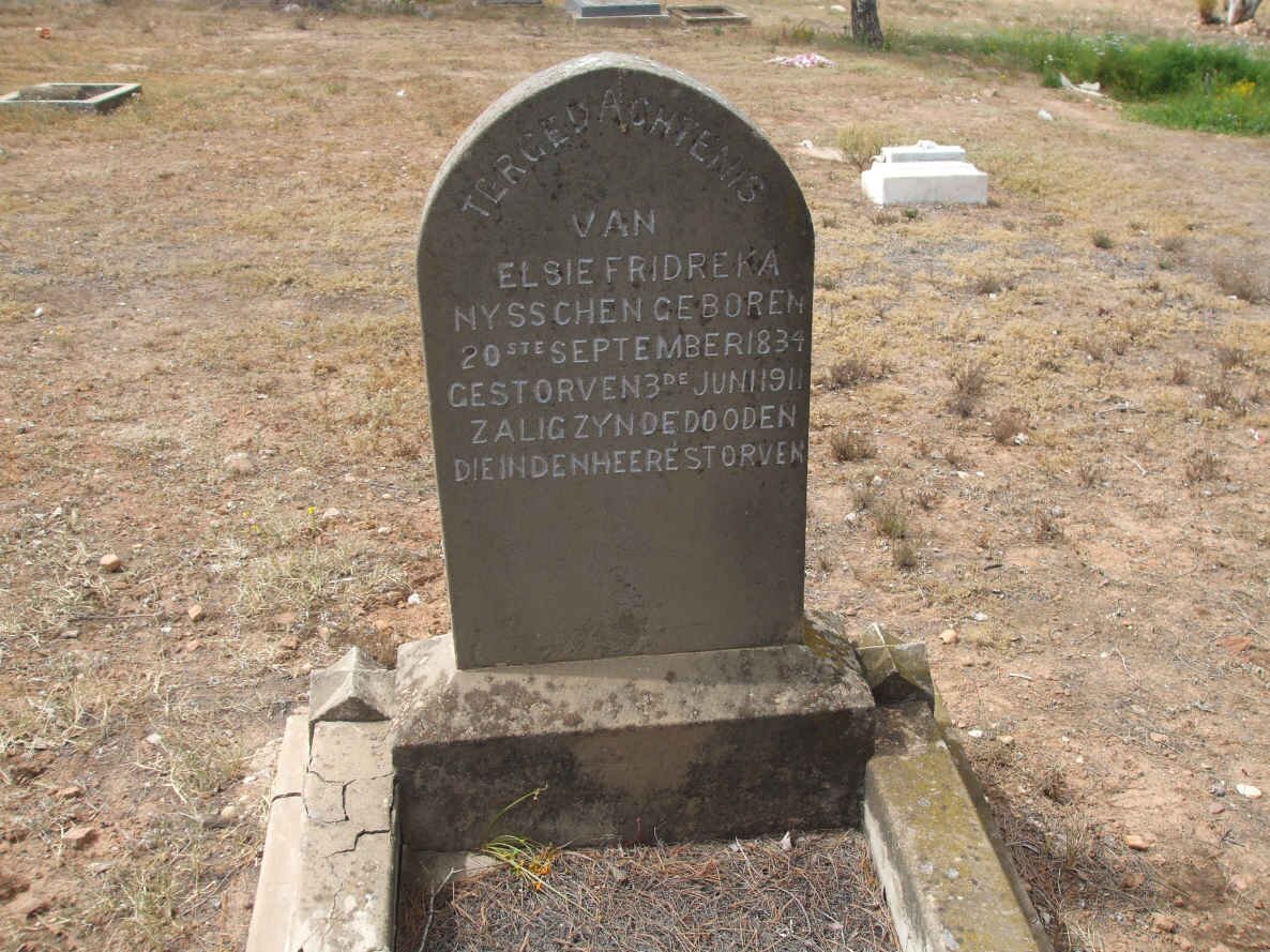 NYSSCHEN Elsie Fridreka 1834-1911