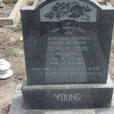 YOUNG Sylvia W. nee YOUNG 1900-1963
