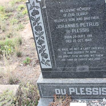 PLESSIS Johannes Petrus, du 1919-1948
