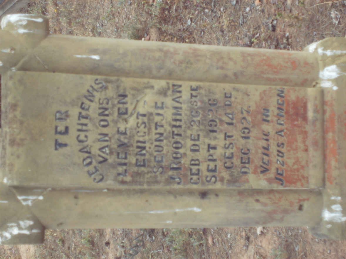 ROOTMAN J. 1926-1927