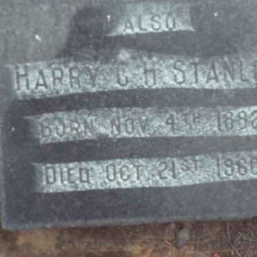 STANLEY Harry C.H. 1882-1960