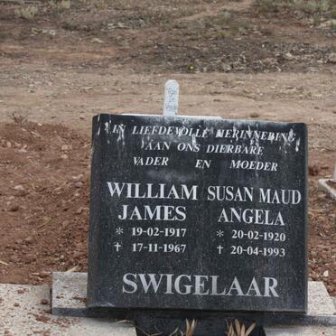 SWIGELAAR William James 1917-1967 &amp; Susan Maud Angela 1920-1993