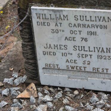 SULLIVAN William -1911 :: SULLIVAN James -1923