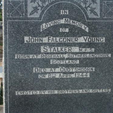 STALKER John Falconer Young  -1944